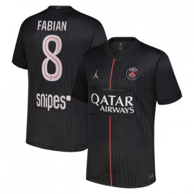 Jalkapallo Pelipaidat/Peliasut Paris Saint-Germain Fabian 8 Jordan Neljäspelipaita 2025-26